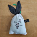 NetBag velikonoční síťovka pro děti - bílý mrkací králík
