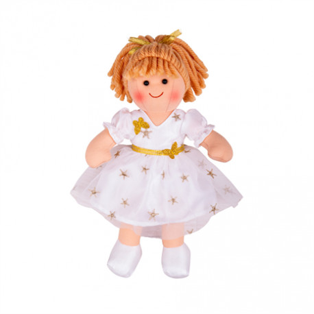 Bigjigs Toys látková panenka Charlotte 28 cm