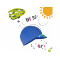 Unuo funkční čepice s kšiltem a plachetkou UV 50+ - Mořský svět, šedá XS