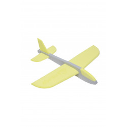 Vylen FLY-POP házecí letadlo - světle šedé- žluté