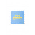 Vylen Minideckfloor - Světle modrá s žlutým autem