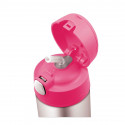 Thermos dětská termoska s brčkem růžová - 470 ml