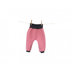 Breberky softshellové kalhoty vel. 68/74 - Růžový melír