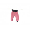 Breberky softshellové kalhoty vel. 68/74 - Růžový melír