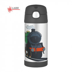 Thermos dětská termoska s brčkem - vlak