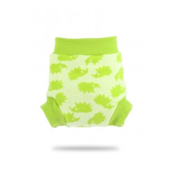 Vlněné svrchní kalhotky Petit Lulu - Zelení ježci M