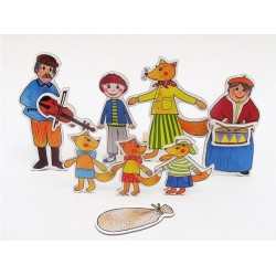 Marionetino BUDULÍNEK figurky 7 ks