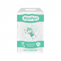 MonPeri dětské jednorázové pleny Eco Comfort M (5-9kg) 56ks