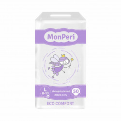 MonPeri dětské jednorázové pleny Eco Comfort L (8-13kg) 50ks