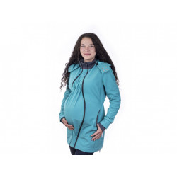 Loktu She Těhotenská vsadka do kabátu - jezerní modrá