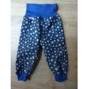 Tynka Softshellové kalhoty s flísem vel. 86 - 92 - Hvězdy na modré