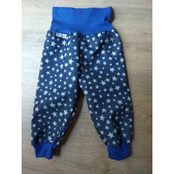 Tynka Softshellové kalhoty s flísem vel. 74 - 80 - Hvězdy na modré