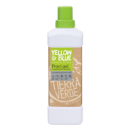 Tierra Verde prací gel SPORT na funkční sportovní textil s koloidním stříbrem - lahev 1 l