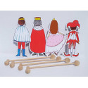 Marionetino Královská sada I, Kašpárek - postavy, tyčky