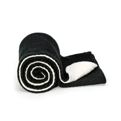 ESECO Pletená deka WARM 80x100cm - black