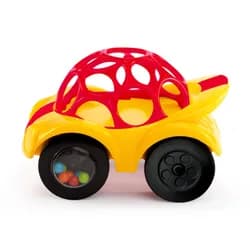 Bright Starts Hračka autíčko Oball Rattle & Roll™ (3 m+) - červená