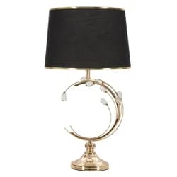 Mauro Ferretti Stolní lampa Bruxelles 65 cm černo-zlatá
