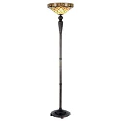 Stojací lampa Tiffany - Ø 55*150 cm 3x E27 / Max 60W Clayre & Eef