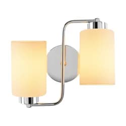 Opviq Nástěnná lampa Balcova III stříbrná
