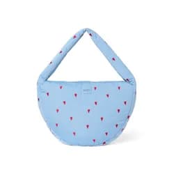 Studio Noos Puffy Cross Body Bag Light Blue Hearts