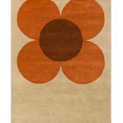 BRINK & CAMPMAN - Koberec ORLA KIELY FLOWER PLACEMENT PUMPKIN/ECRU