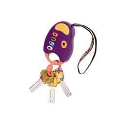 B-Toys Klíčky k autu FunKeys fialové