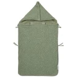 Meyco Fusak Waffle Teddy - Olive Green