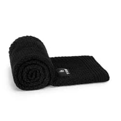 ESECO Pletená deka 80x100cm - black