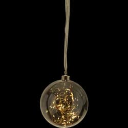Dekorativní osvětlení 16 cm STAR TRADING Glow - stříbrné