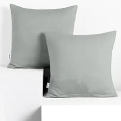 Sada 2 povlaků na polštář Decoking Terro šedá, velikost 80x80*2