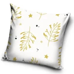 TipTrade Vánoční povlak na polštářek 40x40 cm - Bílé kouzlo jmelí