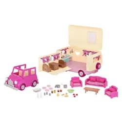 Li'l Woodzeez Sada na kempování Pink Happy Camper