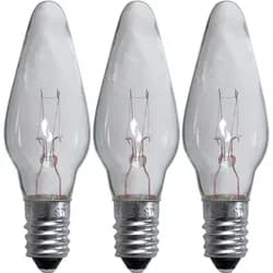 Sada 3 ks náhradní žárovky E10 34V Star Trading  Spare Bulb - průhledná
