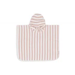 Jollein Osuška pončo Stripe Wild Rose