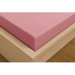 Jersey prostěradlo s lycrou DeLuxe 140x200 světle růžové