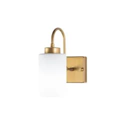 Opviq Nástěnná lampa Dusuz mléčné sklo/zlatá
