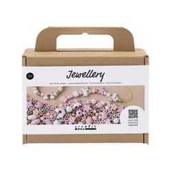 Creativ Company Kreativní sada Šperky z korálků pastelové barvy