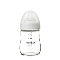 MININOR Skleněná kojenecká lahev 160ml 0m