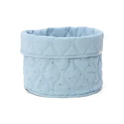 Little Dutch Košík textilní oboustranný velký Pure Denim Blue