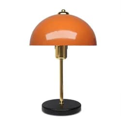 Opviq Stolní lampa Rety oranžová/zlatá