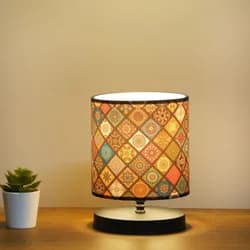 Opviq Stolní lampa Elena černá/vícebarevná