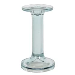 Modrý skleněný svícen Brinnes - Ø 9*16 cm Clayre & Eef