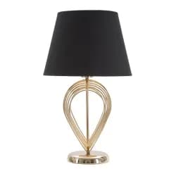 Mauro Ferretti Stolní lampa Maxt 53,5 cm černo-zlatá