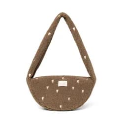 Studio Noos Teddy Mini Cross Body Bag Brown Hearts
