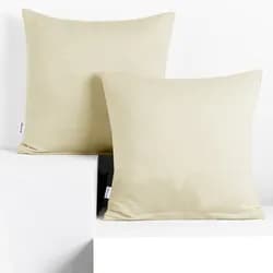 Sada 2 povlaků na polštář Decoking Terro béžová, velikost 80x80*2