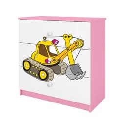 Kocot kids Komoda Babydreams 80 cm bagr růžová