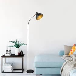 Opviq Stojací lampa Varzan 162 cm černá