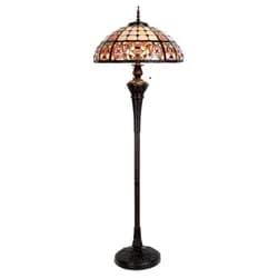 Stojací lampa Tiffany - Ø 50*164 cm 3x E27 / Max 60W Clayre & Eef
