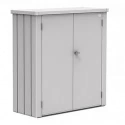 Biohort Skříňka na terasu BIOHORT Romeo M 132 x 57 x 140 cm (stříbrná metalíza)