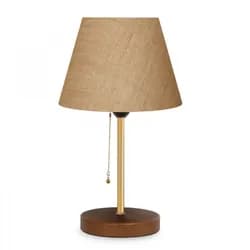 Opviq Stolní lampa Wena krémová/zlatá/hnědá
